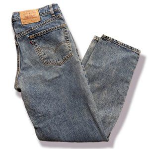Vintage Men's Levi's 550 Denim Blue Jeans Sz 36 x 32 1997 Made in USA